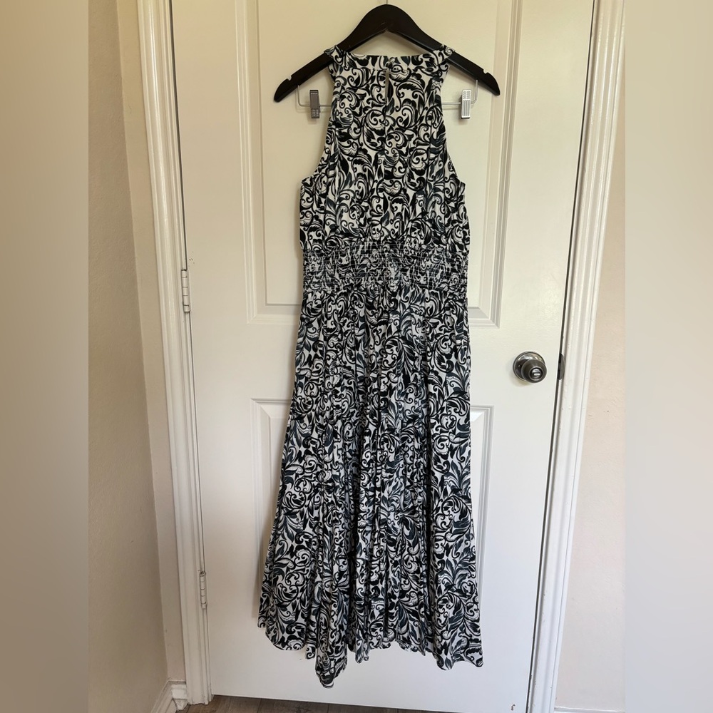 INC Black and White Dress